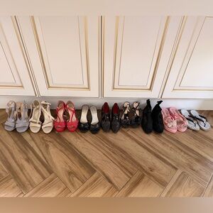 Bundle of 9 pairs size 6 Nine West,Michael Kors,G by Guess,PrimaModa,Liu Jo,Karl